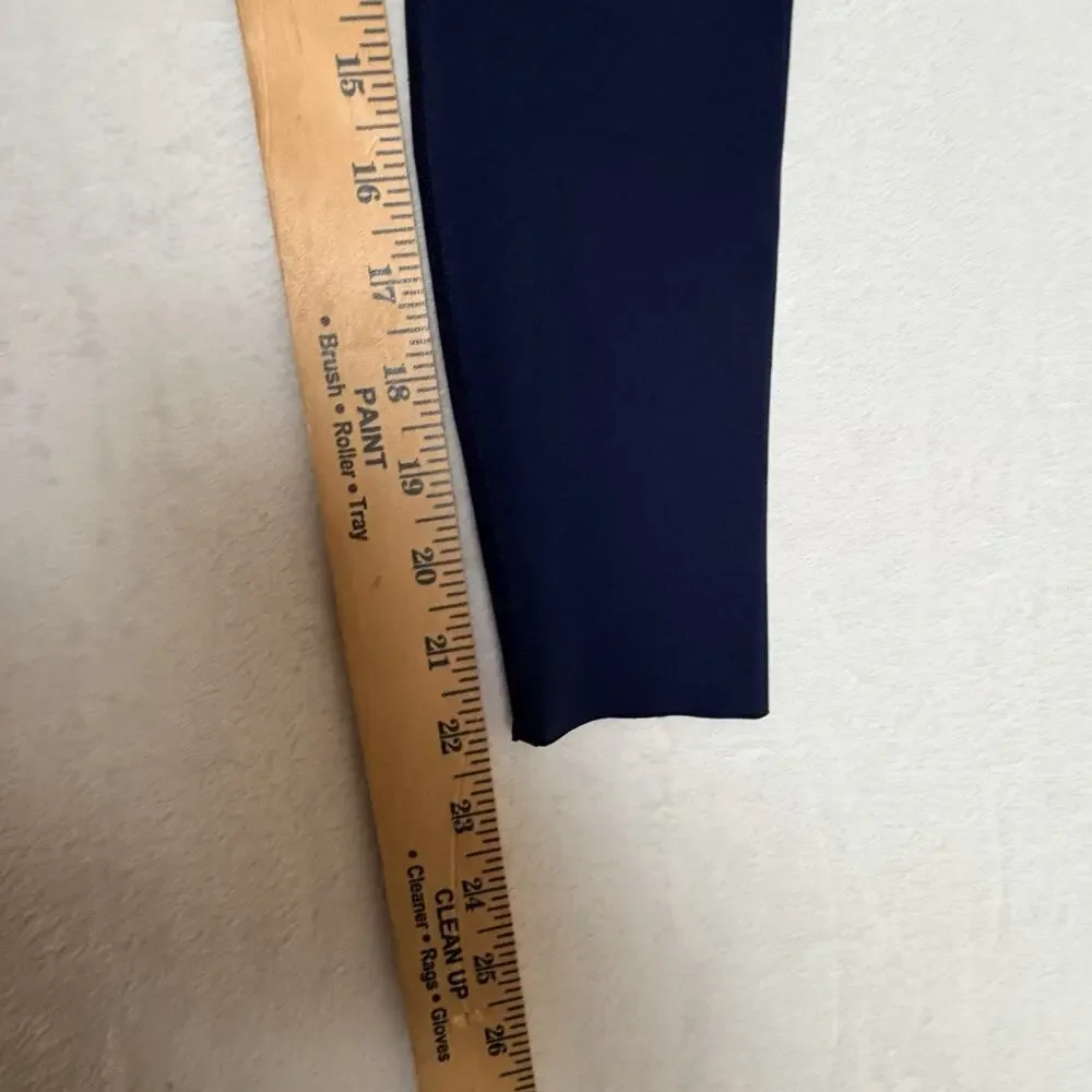 Athleta Navy Blue Accelerate 7/8 Tight Leggings XS Zero Edge Hem Activewear - Picture 4 of 9